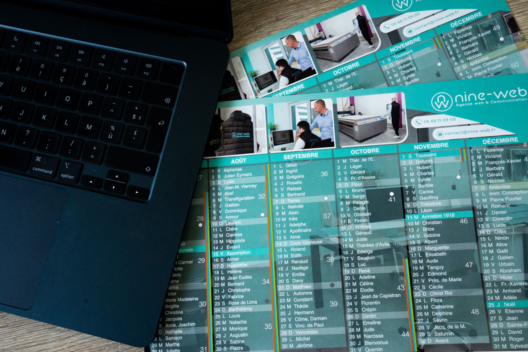 Calendriers personnalisés 2026